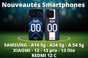 Coque de foot pour les nouveaux smartphones Samsung et Xiaomi bientôt disponibles