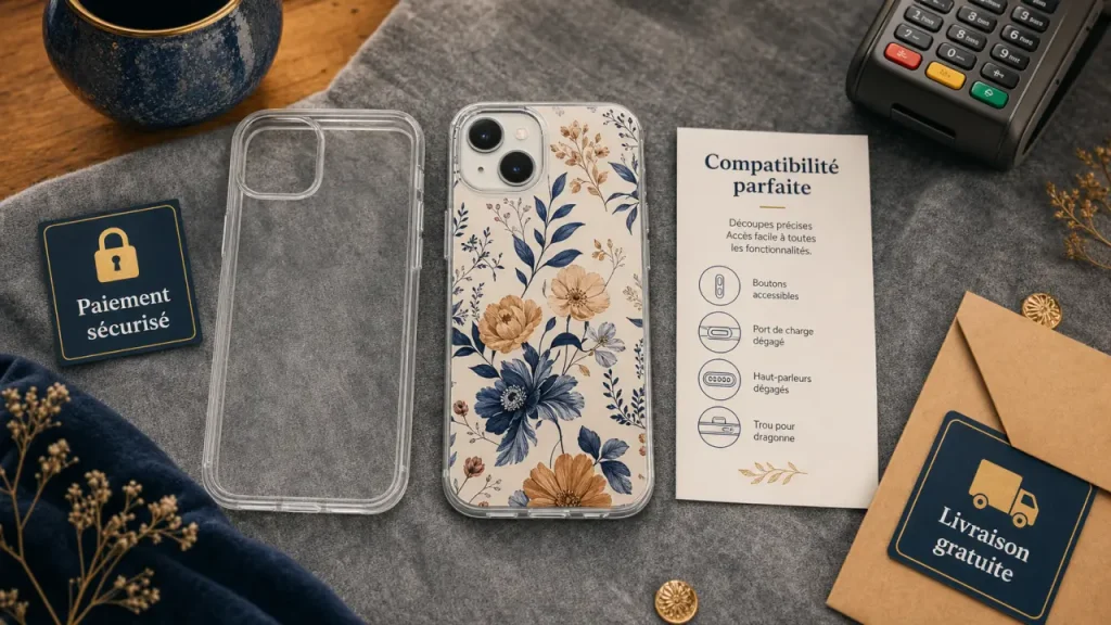 1001 coques : coques compatibles et paiement sécurisé