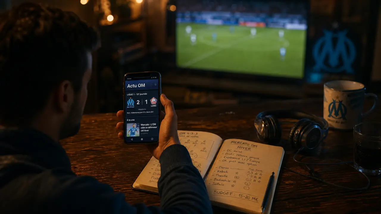 Football club de marseille : actualité OM et mercato sur smartphone