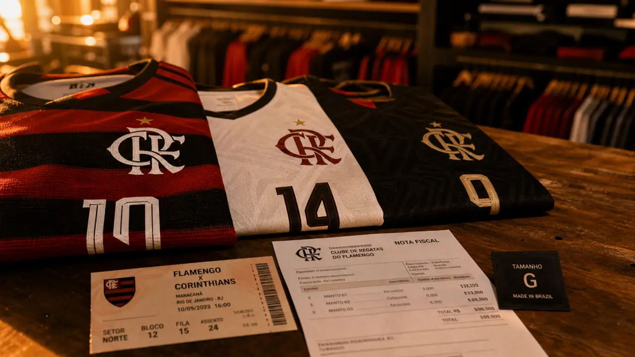 Flamengo maillot : domicile, extérieur et rétro en boutique