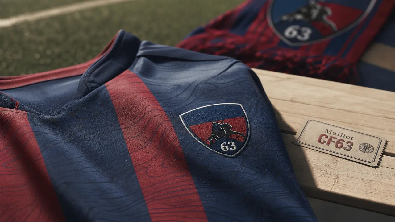 Maillot clermont foot -70% ancienne collection CF63