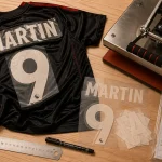 Maillot de foot à floquer : nom et numéro floqués