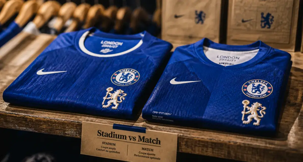 Maillot de foot Chelsea Stadium et Match : confort et prix