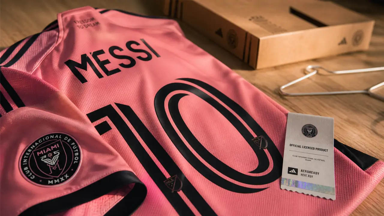 Maillot de foot miami officiel Messi, sans contrefaçon