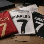 Maillot de foot Ronaldo Portugal, Manchester United ou Real Madrid