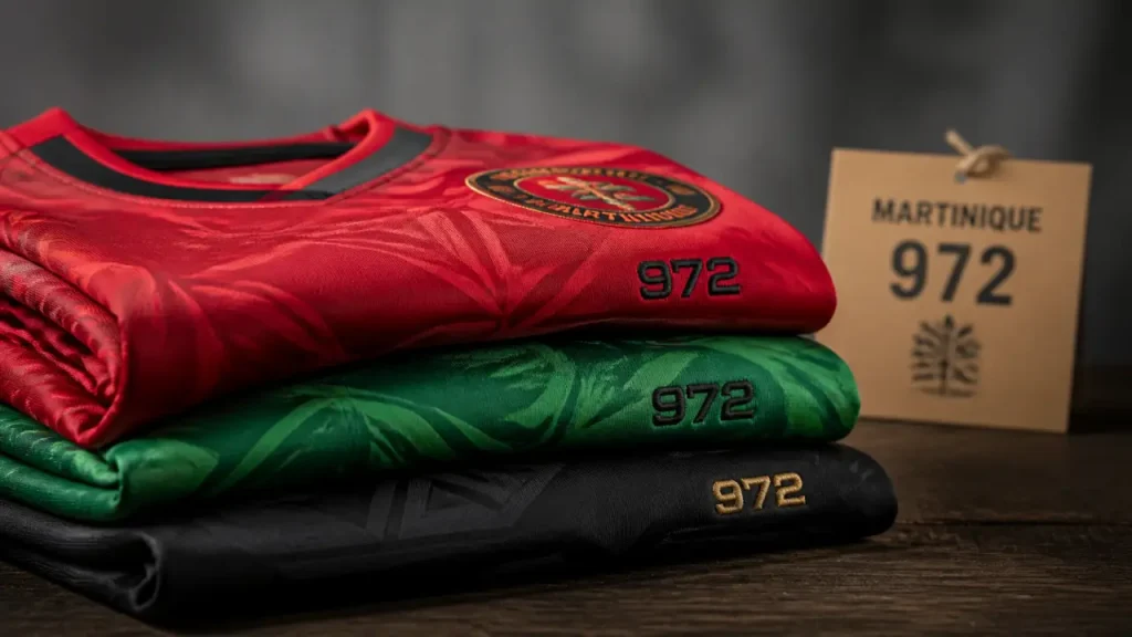 Maillot foot Martinique : couleurs, 972 et usages à comparer avant d’acheter
