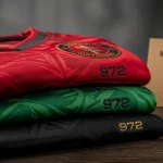 Maillot foot martinique 972 : détails des couleurs et coutures