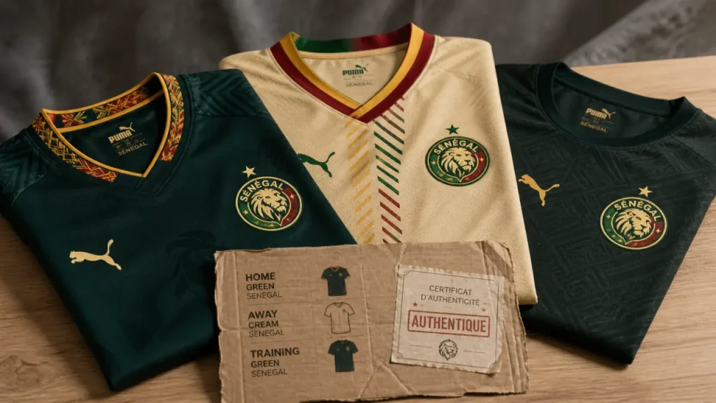 Maillot foot Sénégal officiel, domicile ou extérieur : le bon choix sans mauvaise surprise
