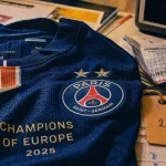 Maillot psg avec etoile : collector, domicile et t-shirt 2 étoiles