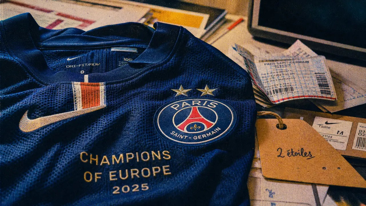 Maillot psg avec etoile : collector, domicile et t-shirt 2 étoiles