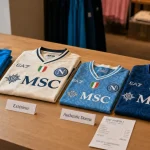 Naples maillot SSC Napoli : authentic 150 € et replica 59 € (photo de maillots)