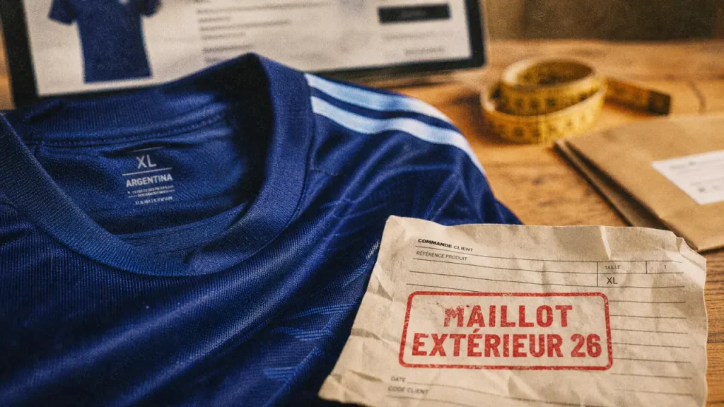 Nouveau maillot de l’Argentine : le modèle extérieur bleu marine et les vérifications à faire avant d’acheter