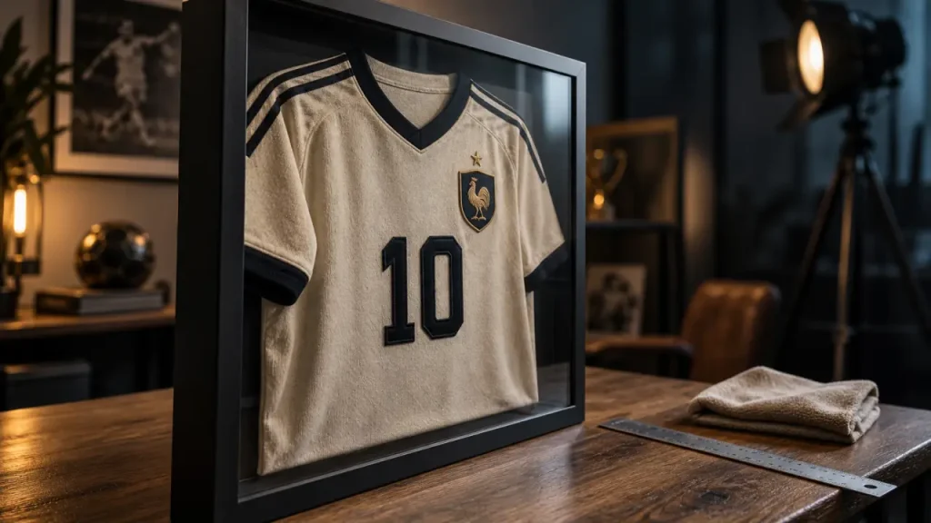 Cadre pour maillot de foot : petit format ou cadre profond ?