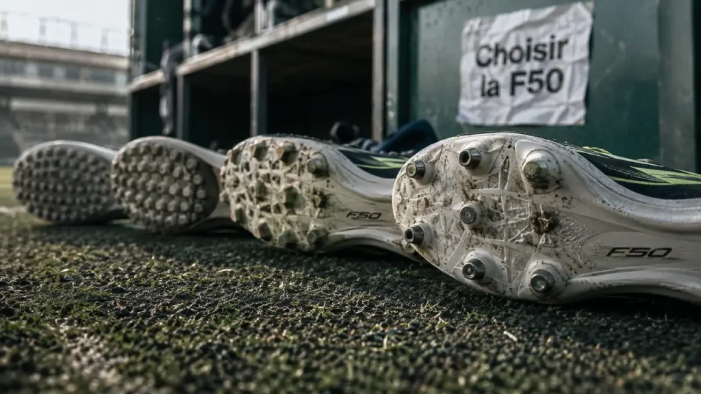 FG, AG, SG ou TF : quelle semelle F50 choisir selon votre terrain ?