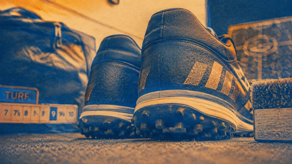 Terrain dur, synthétique ou moquette : choisir des chaussures de foot stabilisées adaptées