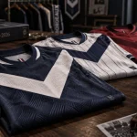 Maillot bordeaux foot home, away ou third selon la saison