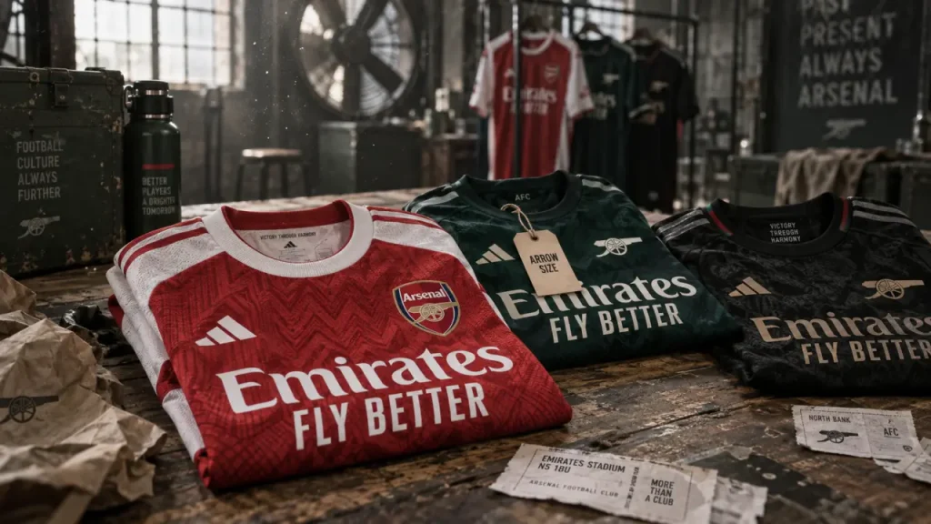 Quel maillot de foot Arsenal choisir : domicile, extérieur ou Third ?