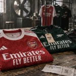 Maillot de foot Arsenal domicile, extérieur et third