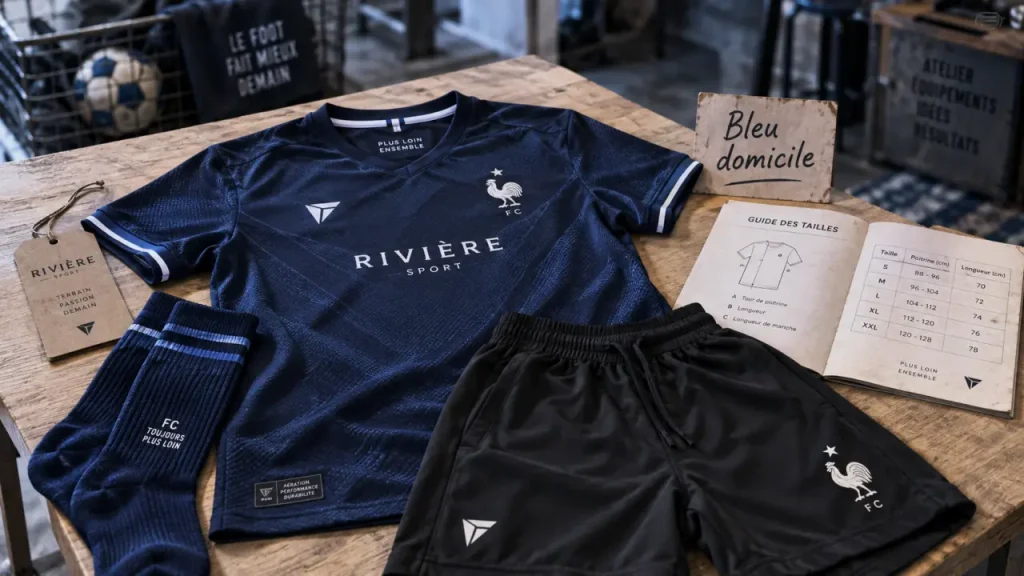 Maillot de foot bleu : choisissez selon le club, la gamme et l’usage