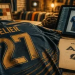 Maillot de foot personnalisé, impression sublimation sur tissu respirant en atelier