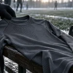 Sous maillot foot thermique gris anthracite, respirant sous 7 °C, sans retenir la transpiration