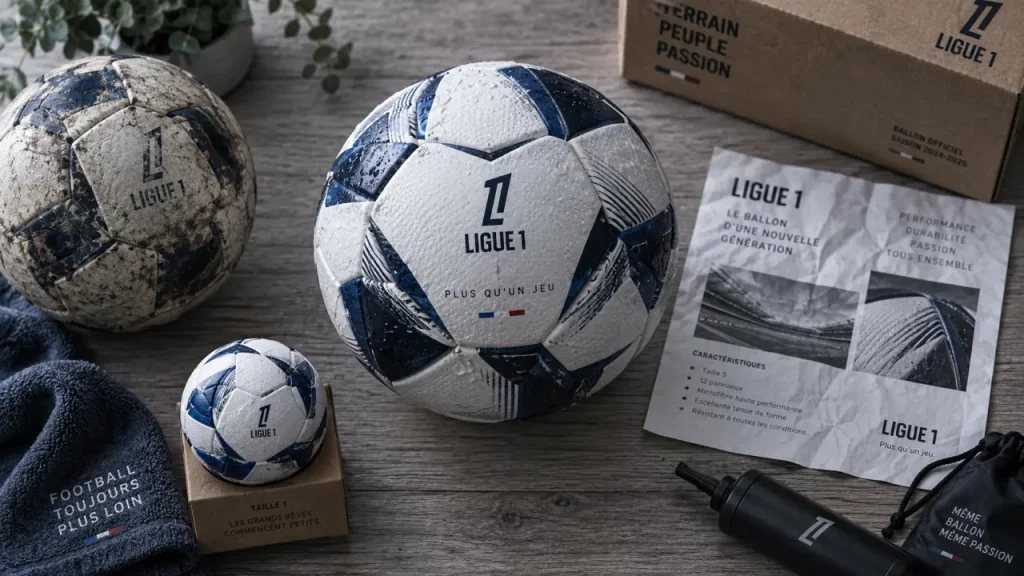 Le ballon de foot Ligue 1 se choisit selon votre usage, officiel, replica ou mini-ballon