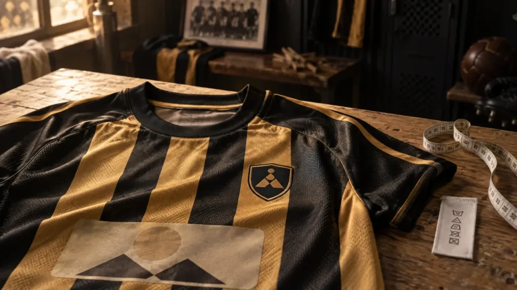 Un beau maillot de foot se reconnaît à l’harmonie de ses détails