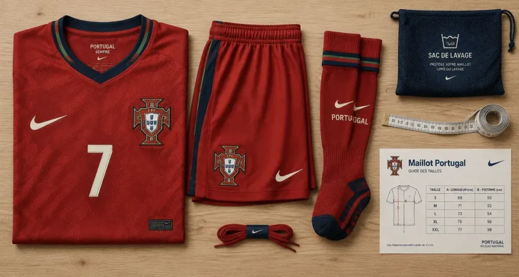 Maillot de foot Portugal : choisissez le bon modèle selon votre usage et votre coupe