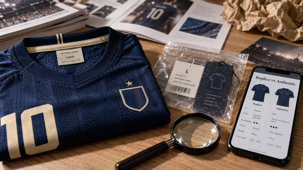 Maillot de football 25/26 : choisir entre Replica et Authentic selon la coupe et le budget