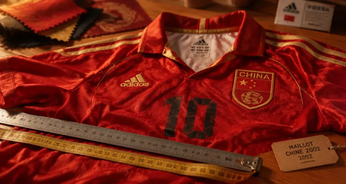 Maillot football chine 2026 : détails qui trahissent la fausse version