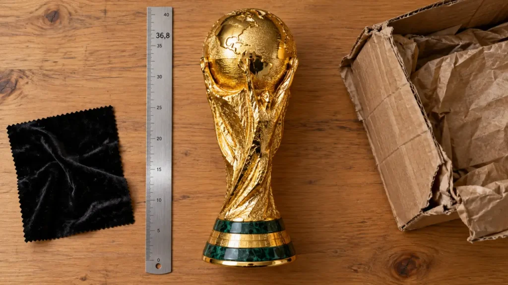 Réplique de la Coupe du monde : 4 tailles à comparer avant de choisir son trophée
